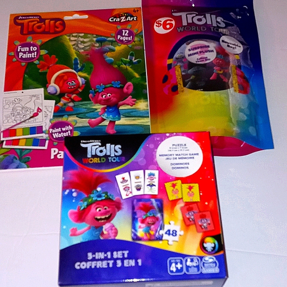 Trolls Toy Bundle  Age 4+